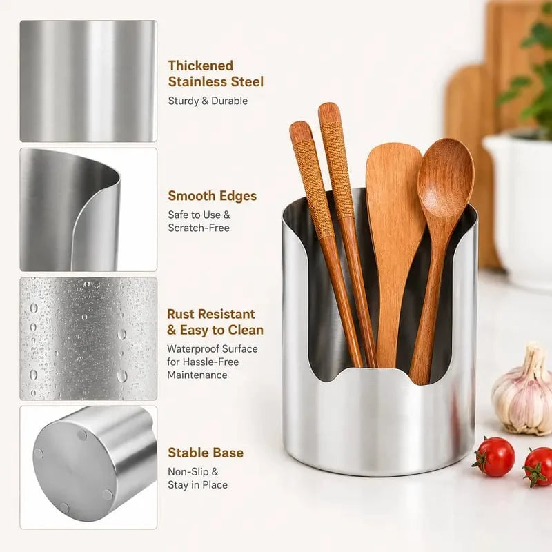 Practical Stainless Steel Utensil Organizer – Keep Your Kitchen