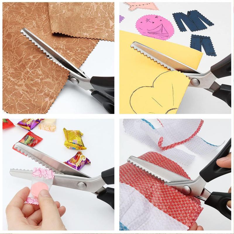 Serrated Stainless Steel Pinking Shears for Fabric Crafts