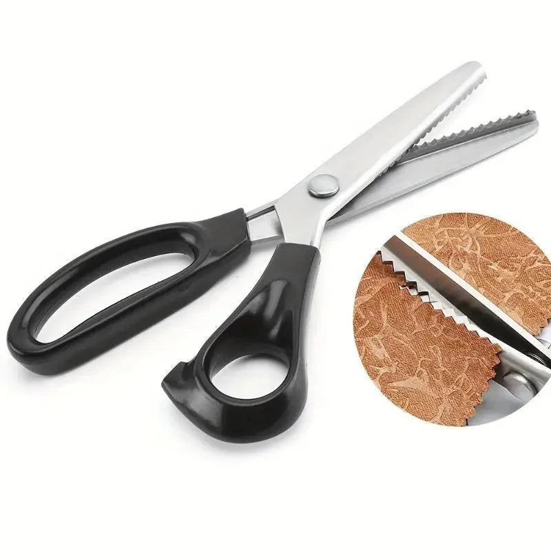 Serrated Stainless Steel Pinking Shears for Fabric Crafts