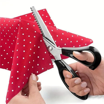 Serrated Stainless Steel Pinking Shears for Fabric Crafts