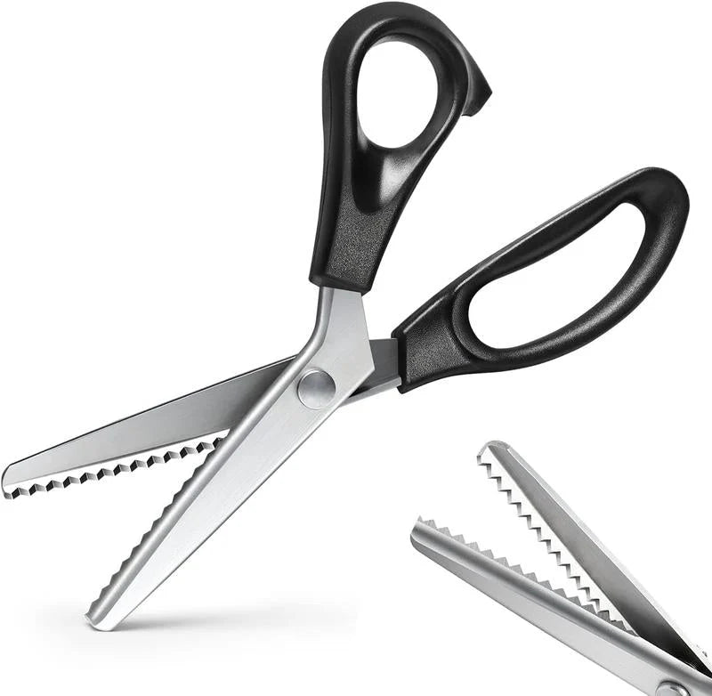 Serrated Stainless Steel Pinking Shears for Fabric Crafts