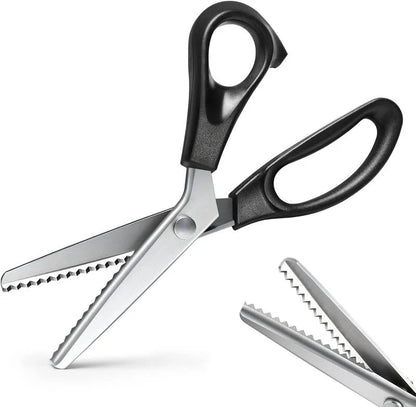 Serrated Stainless Steel Pinking Shears for Fabric Crafts