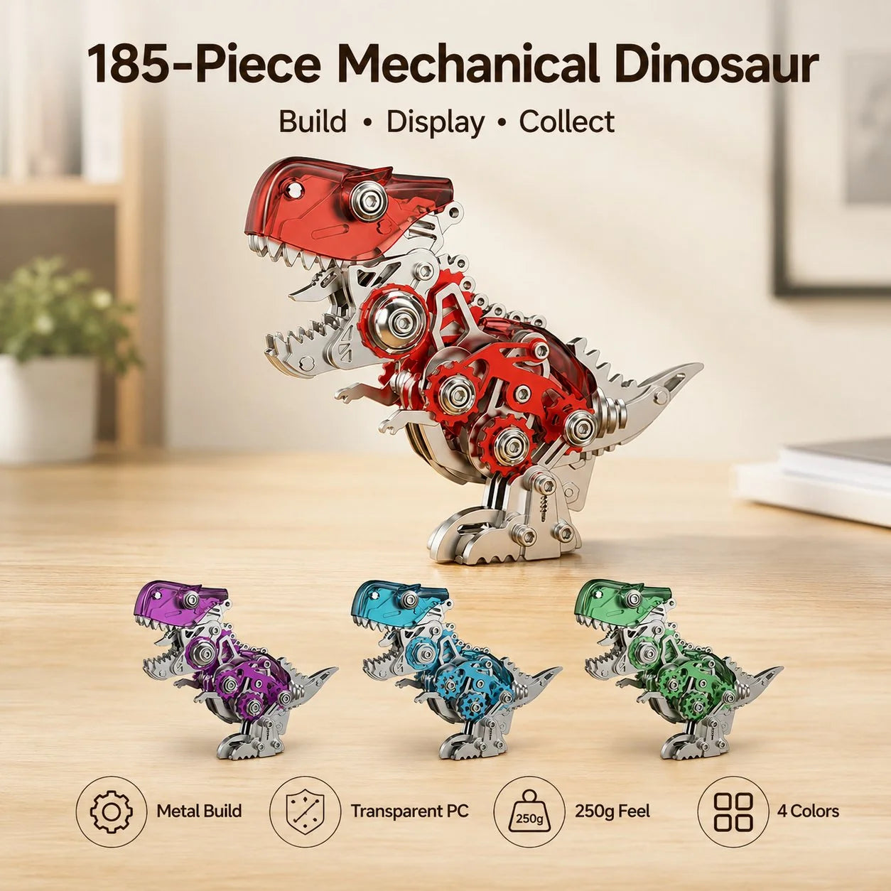 Purpose-Built Steampunk T-Rex Mechanical Assembly
