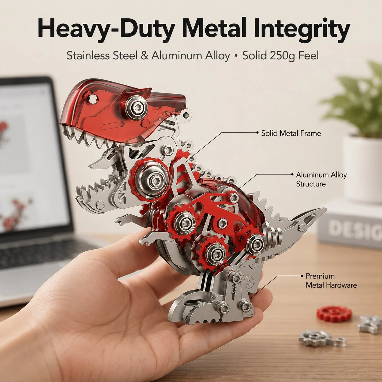 Purpose-Built Steampunk T-Rex Mechanical Assembly