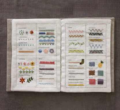 2026 Embroidery Stitch Practice Book for Beginning Crafters