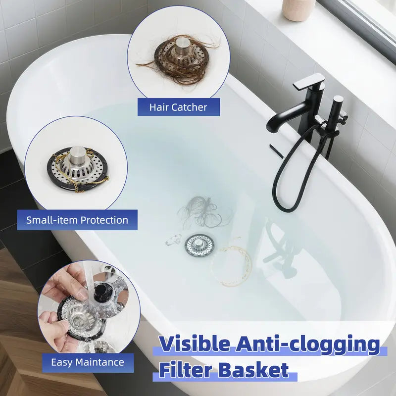 Easy-Care Stop Fumbling with Gross Drains Upgrade to the 3-in-1