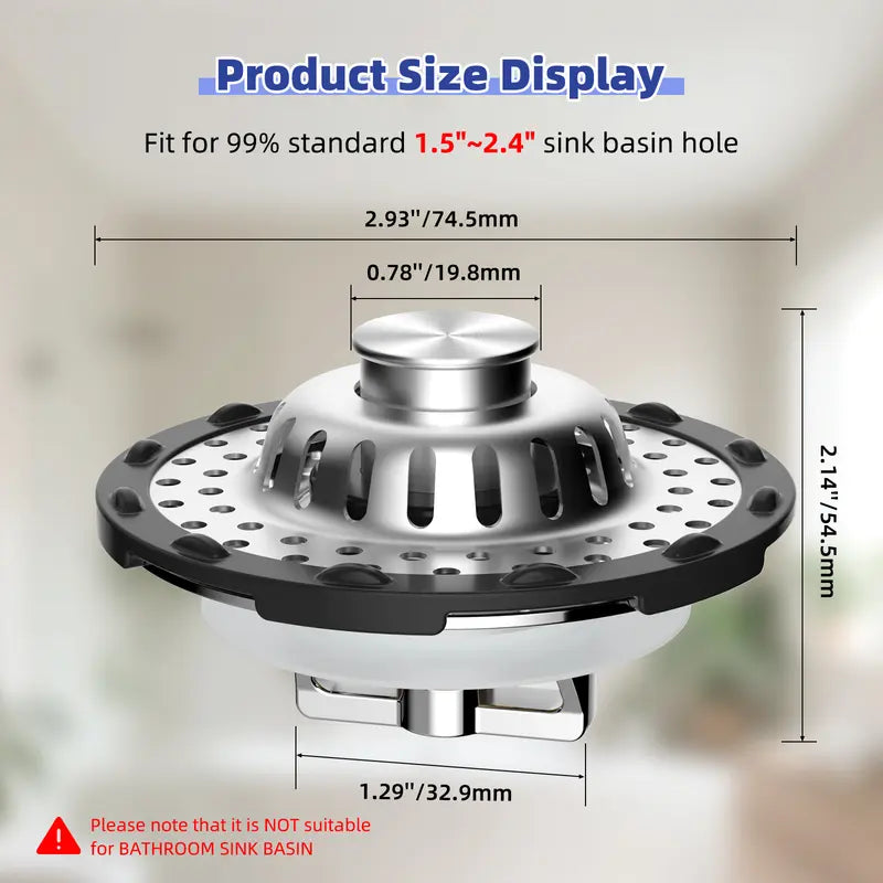 Easy-Care Stop Fumbling with Gross Drains Upgrade to the 3-in-1