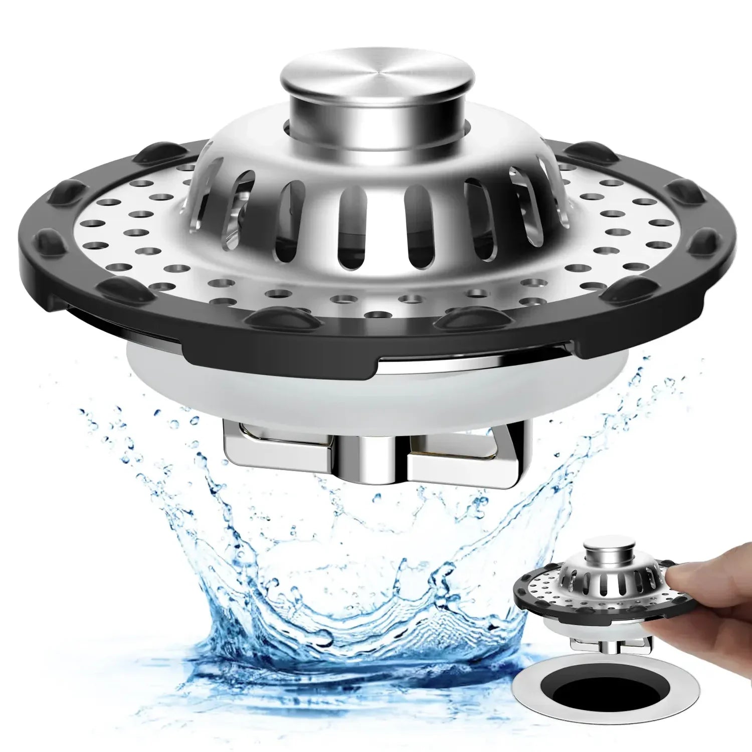 Easy-Care Stop Fumbling with Gross Drains Upgrade to the 3-in-1