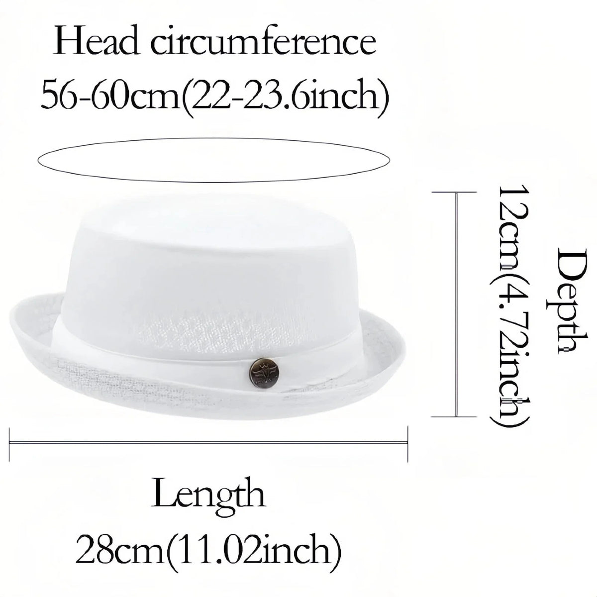 Breathable Mesh Pork Pie Hat for Summer Style