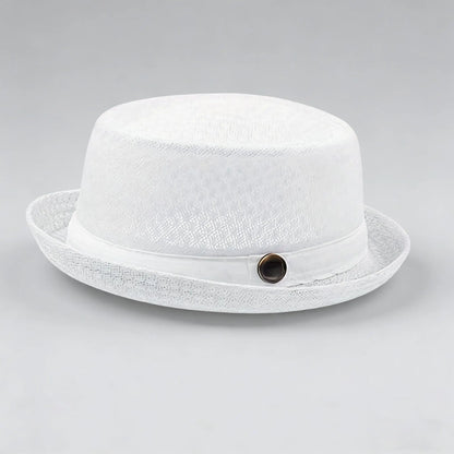 Breathable Mesh Pork Pie Hat for Summer Style