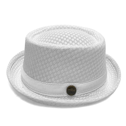 Breathable Mesh Pork Pie Hat for Summer Style