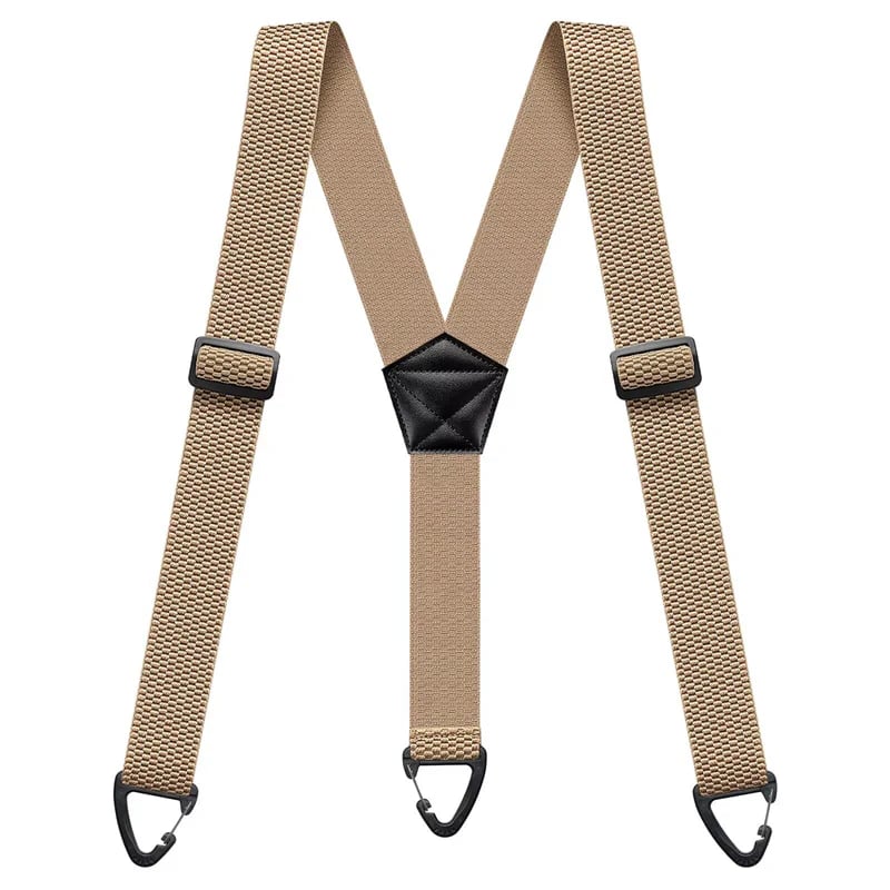 Men's X-Back Suspenders with Secure Hook Clips