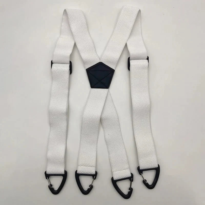 Men's X-Back Suspenders with Secure Hook Clips