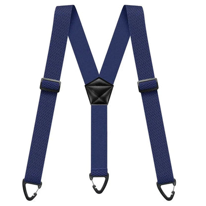 Men's X-Back Suspenders with Secure Hook Clips