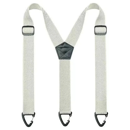 Men's X-Back Suspenders with Secure Hook Clips