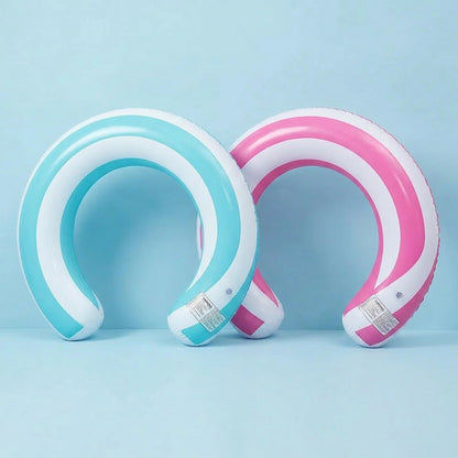 Durable Striped Inflatable Pool Noodle Float for Adults and Kids