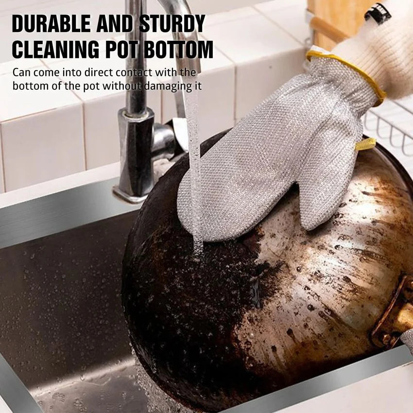 Workshop-Ready Dishwashing Wire Gloves for Precise Repairs
