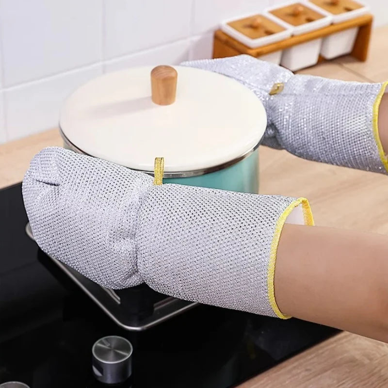 Workshop-Ready Dishwashing Wire Gloves for Precise Repairs