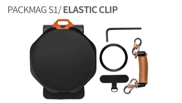 Quick-Release Magnetic Phone Mount for Backpack and Gear Straps