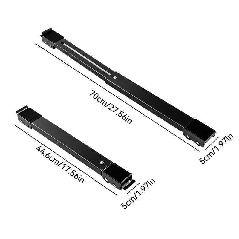 Purpose-Built 2-Pack Adjustable Telescopic Heavy Duty Metal Frame