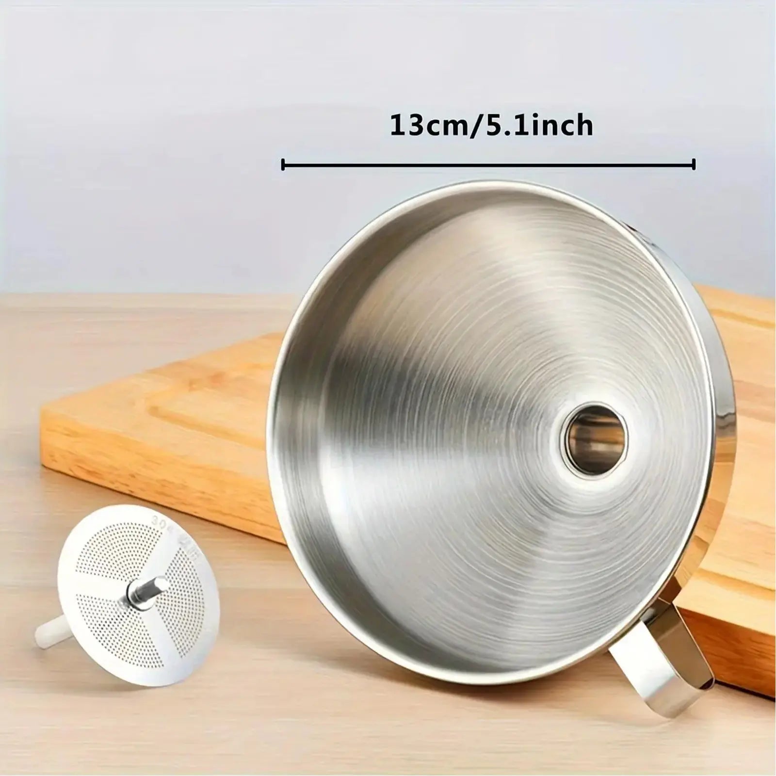 Easy-Use Universal Wide-Mouth – with Strainer for Daily Kitchen Tasks