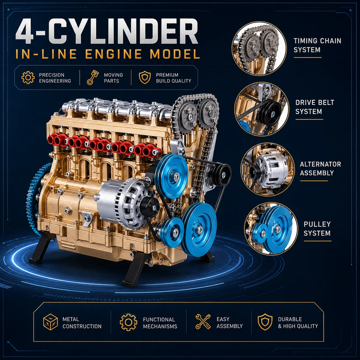 Hands-On The Desktop Masterpiece: Miniature V8 Small-Block Static