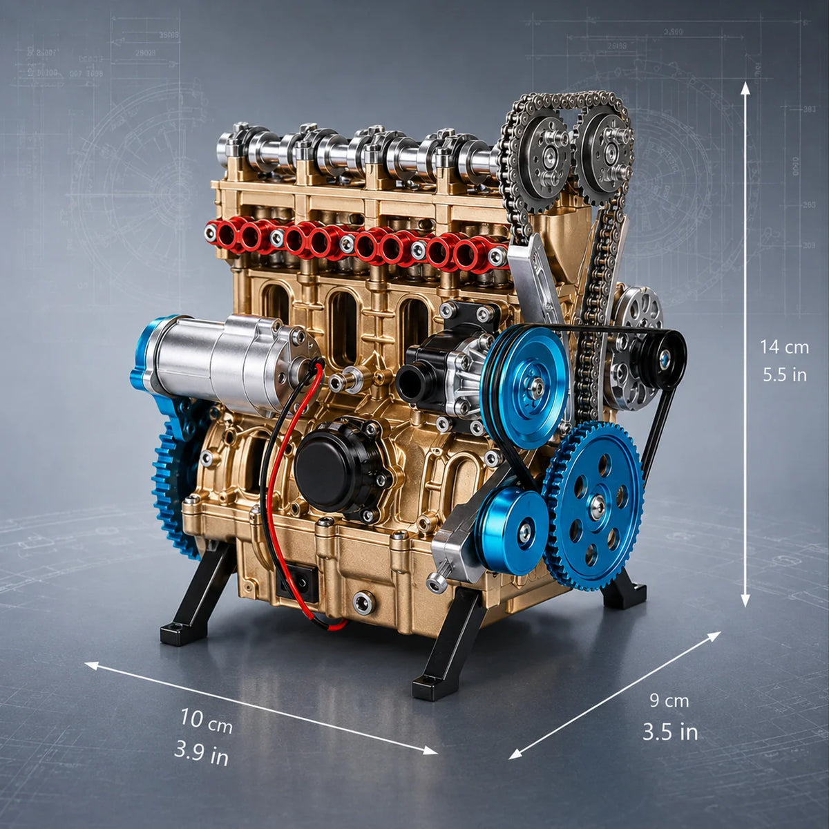 Hands-On The Desktop Masterpiece: Miniature V8 Small-Block Static