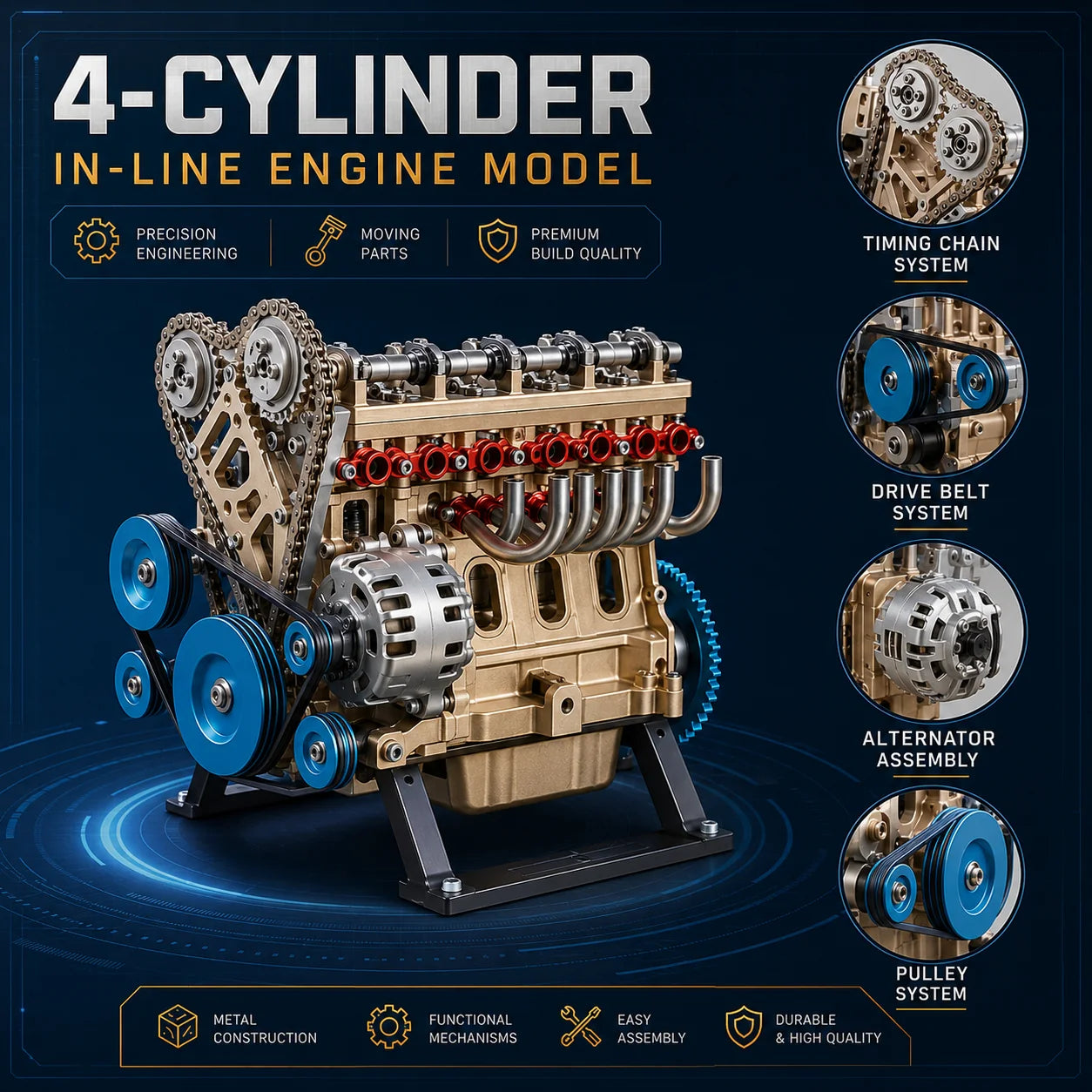 Hands-On The Desktop Masterpiece: Miniature V8 Small-Block Static