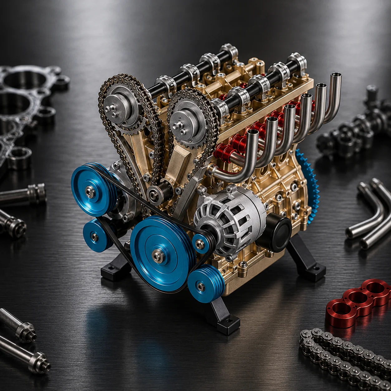 Hands-On The Desktop Masterpiece: Miniature V8 Small-Block Static
