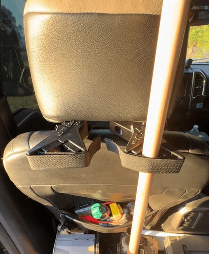 Workshop-Ready Tactical Seat Back Gun Rack – Universal Fit, Tool