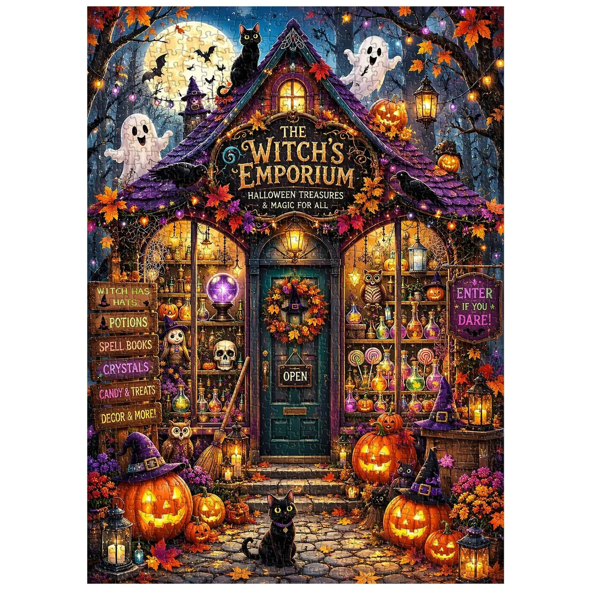 Hands-On The Witch’s Emporium Jigsaw Puzzle 1000