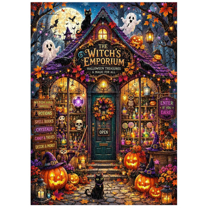 Hands-On The Witch’s Emporium Jigsaw Puzzle 1000