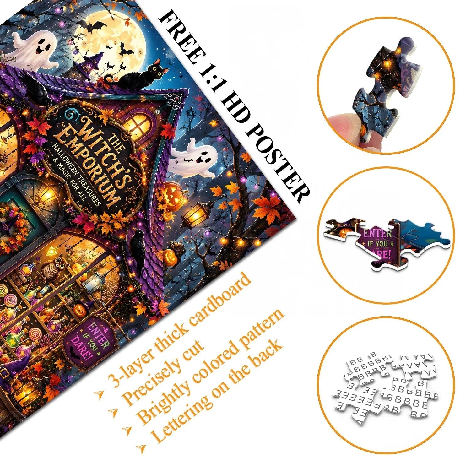 Hands-On The Witch’s Emporium Jigsaw Puzzle 1000