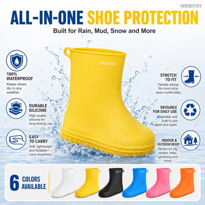 Task-Ready Thick Wear-Resistant Waterproof Shoe Cover for Home Upkeep