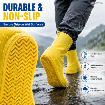 Task-Ready Thick Wear-Resistant Waterproof Shoe Cover for Home Upkeep