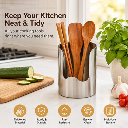 Space-Saving Thickened Stainless Steel Utensil Organize – Thickenedt R