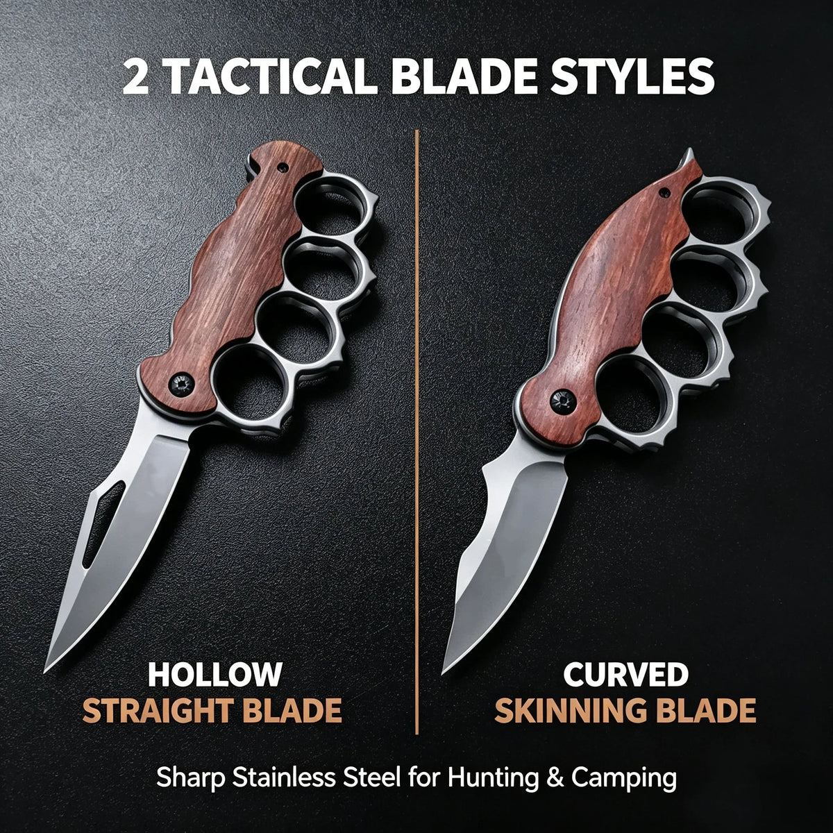 Purpose-Built Tiger Finger Fist Tactical Folding
