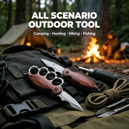 Purpose-Built Tiger Finger Fist Tactical Folding