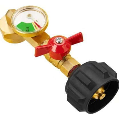 Purpose-Built Propane Refill Elbow – Tank Gauge for Everyday Use
