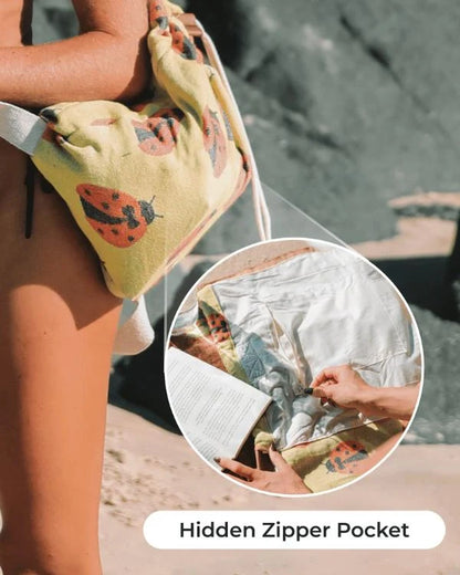 2-in-1 Organic Cotton Towel Backpack
