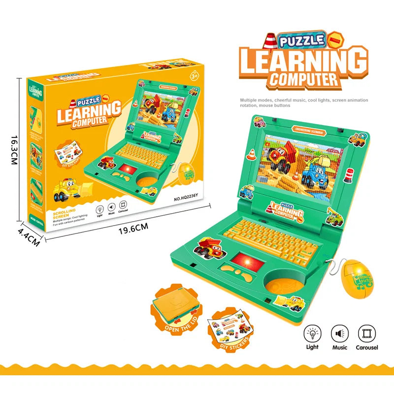 Hands-On Interactive Simulation Toy Laptop for Creative Play