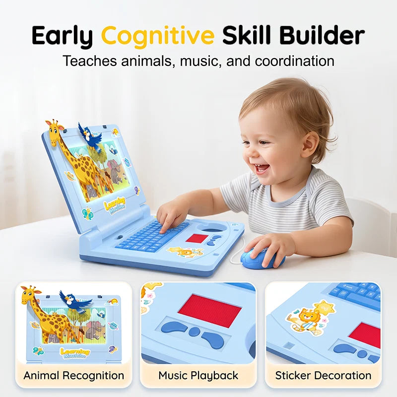 Hands-On Interactive Simulation Toy Laptop for Creative Play