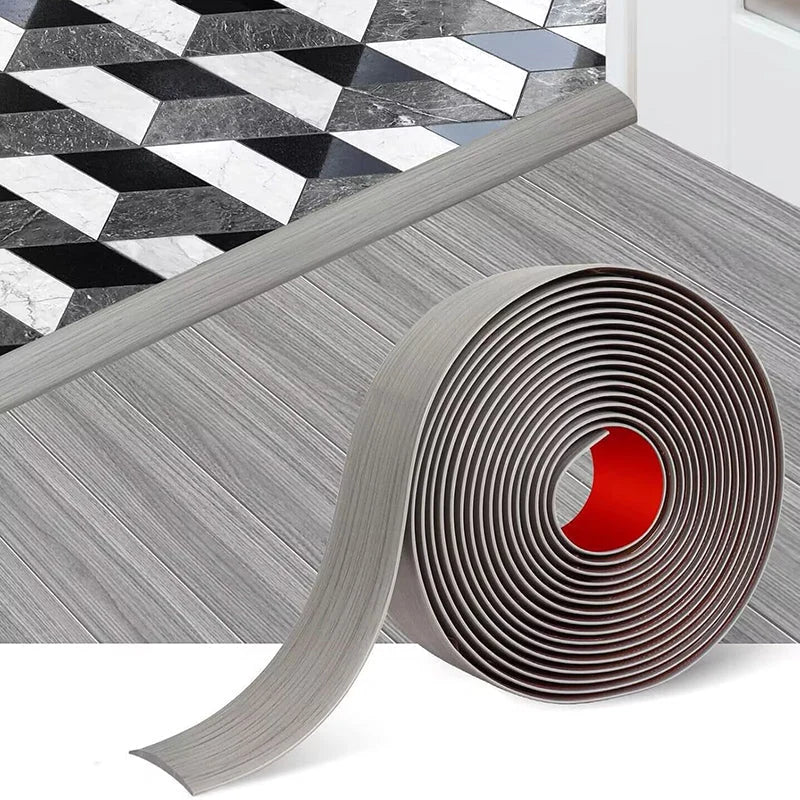 Space-Saving Self-Adhesive Flexible Floor Transition
