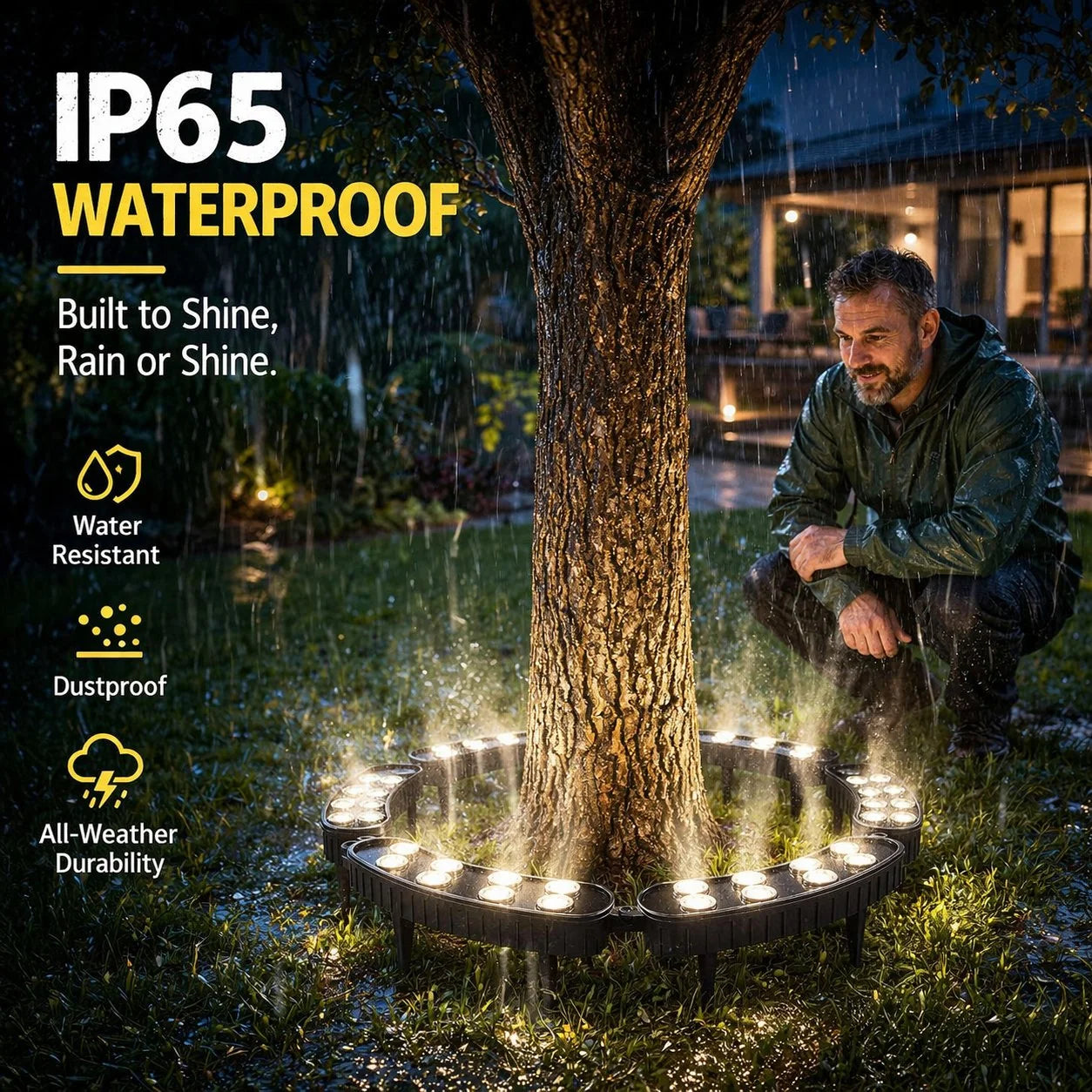 Modular Tree-Hugging LED Outdoor Landscape Light