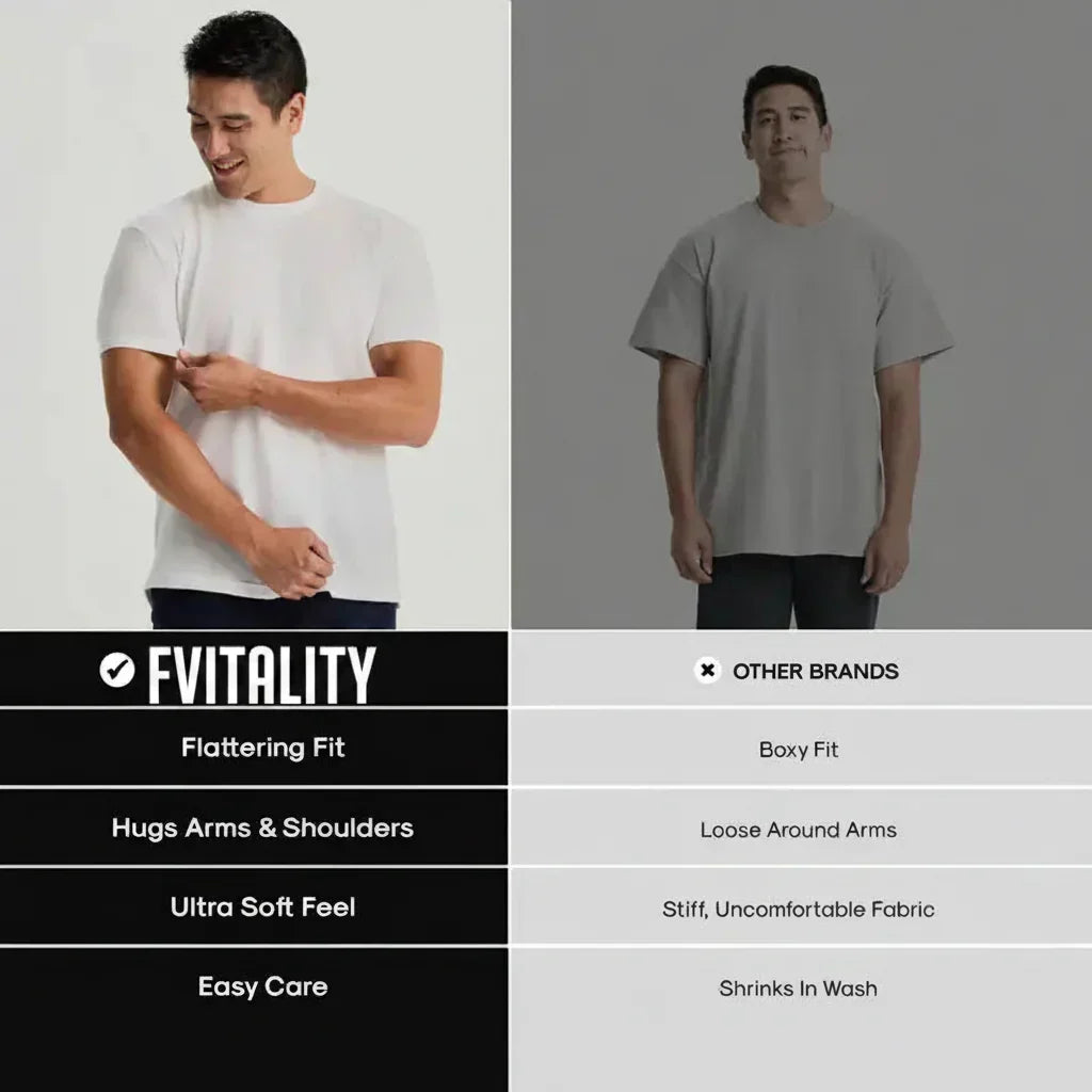 Men's Short-Sleeve Crew-Neck T-Shirt Set in a Versatile 4-Pack
