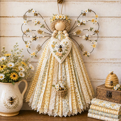 Hands-On Angel Fabric Hanging DIY Kit for Creative Play