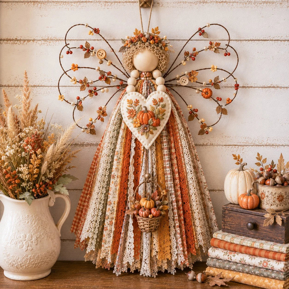 Hands-On Angel Fabric Hanging DIY Kit for Creative Play