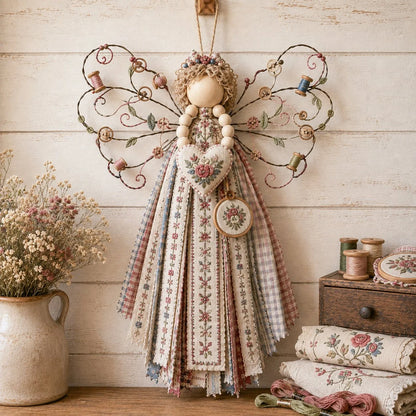 Hands-On Angel Fabric Hanging DIY Kit for Creative Play