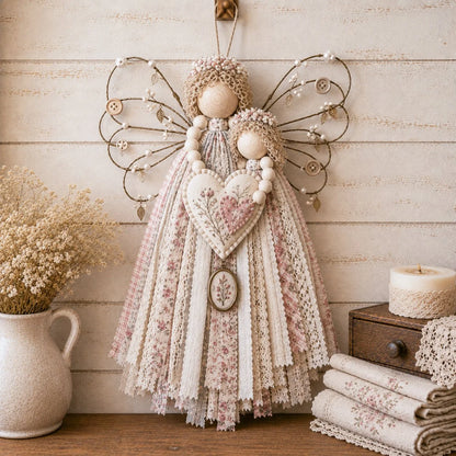 Hands-On Angel Fabric Hanging DIY Kit for Creative Play