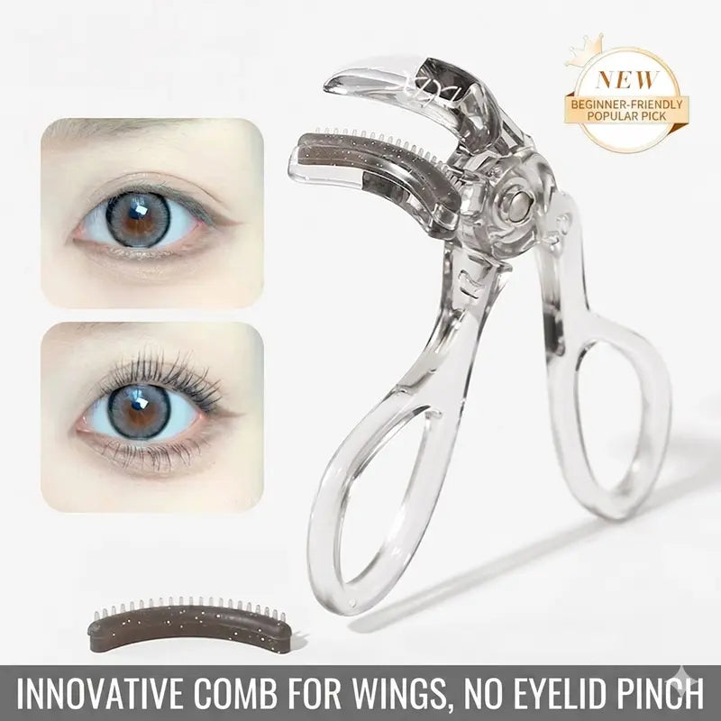 Purpose-Built 3 - PACK Wide-Angle Curler with Comb for Everyday Use